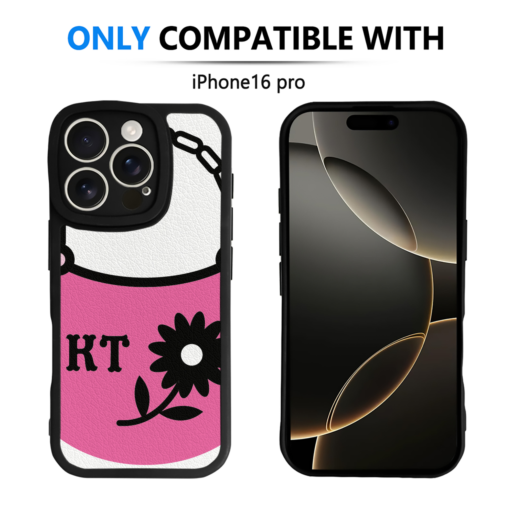 （画像用） Hello Kitty ハローキティ 【iPhone 16シリーズ対応】シリコンスマホケース（レザー調） 材質：シリコン